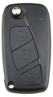 Immagine prodotto di Custodia chiave auto Techstar® compatibile con Fiat Punto, Ducato, Stilo, Panda, Bravo, Idea, Doblo, 3 pulsanti