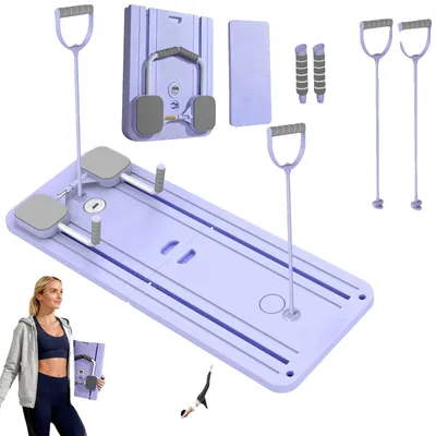 Produktbild von Fitnessplatte, Automatischer Rückprall, Vielseitige Übung, LILA