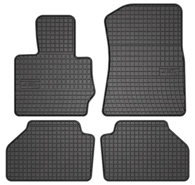 Obrázek produktu pro Gumové autokoberce pro na míru pro BMW X3 F25 (2010-2017, SUV) černé, sada 4 ks, s úchyty