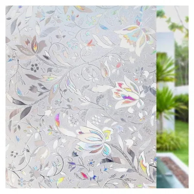Produktbild von Selbsthaftende Fensterfolie für Sichtschutz 3D 44,5 x 200 cm mit UV-Schutz