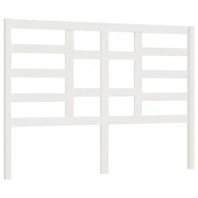 Image de vidaXL Tête de lit blanc 146x4x104 cm pin massif