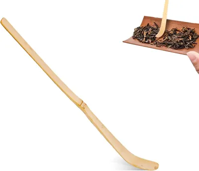Produktbild von Bambus-Matcha-Löffel - Teezubehör für Zeremonie-Accessoires 18 cm