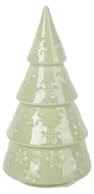 Produktbild von TrendLine Deko Tannenbaum Keramik Ø 13 x 26 cm grün