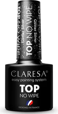 Image de CLARESA Top No Wipe 5g Glitter Silver