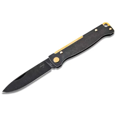 Produktbild von Böker Plus Atlas Black Stonewash Brass