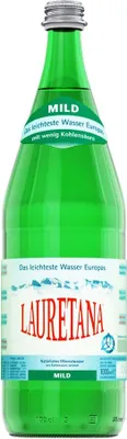 Produktbild von Lauretana Artesisches Wasser aus dem Monte Rosa Massiv, mild im Geschmack, 1 Liter