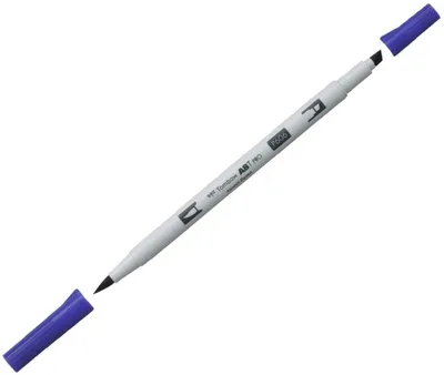 Produktbild von Dual-Fasermaler ABT Pro Keilspitze/Pinselspitze Alkoholbasis violet Packung mit 3 Stück