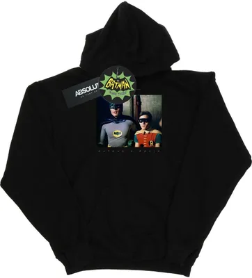 Produktbild von DC Comics - "Batman TV Series Dynamic Duo" Kapuzenpullover für Herren BI5475 (L) (Schwarz)