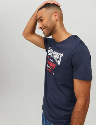 Produktbild von Jack & Jones T-Shirt Logo Kurzarmshirt