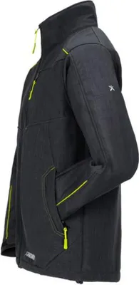 Produktbild von Planam Softshelljacke Outdoor Neon Gr. XL grau/grün