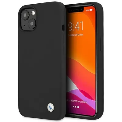 Immagine prodotto di Bmw Custodia Bmhcp13Ssilbk Iphone 13 Mini 5.4 Nero/Nero Custodia rigida in silicone firma