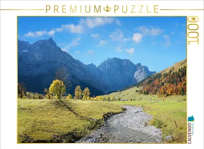 Produktbild von CALVENDO Puzzle Rißbach in der Eng | 1000 Teile Lege-Größe 64x48cm Foto-Puzzle für glückliche Stunden