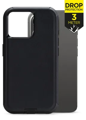 Produktbild von Mobilize Defender iPhone 15 Pro Hülle Hardcase Backcover Stoßfest - Schwarz
