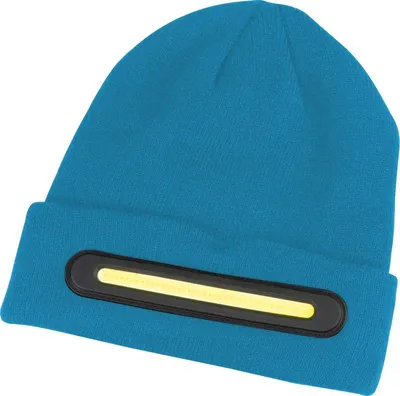 Produktbild von Mütze Strend Pro Beanie, 40x LED, blau, Acrylfasern, 750 mAh Akku