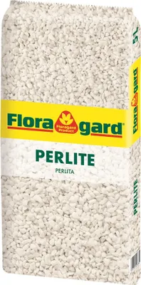 Produktbild von Bodenhilfsstoff Floragard Perlite, poröses Vulkan-Gestein zur Untermischung mit anderen Substraten, unterstützt Drainage