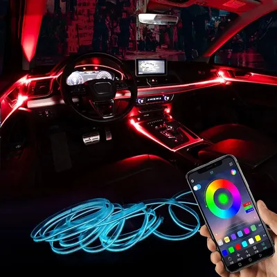 Obrázok produktu pre LED osvetlenie interiéru auta (s ovládaním cez APP)