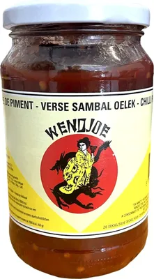 Immagine prodotto di WENDJOE Sambal Oelek - SCHARF / Pasta di peperoncino 360g