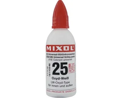 Produktbild von MIXOL® Abtönkonzentrat 25 Oxyd weiß 20 ml