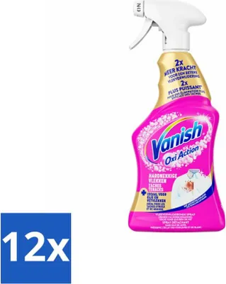 Produktbild von Vanish Fleckenentferner-Spray – Hartnäckige Flecken – 500 ml - Vorteilspack - 12 Stücke
