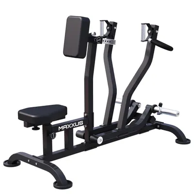 Produktbild von MAXXUS Rudermaschine - Verstellbar, für 30/31 und 50/51mm Hantelscheiben, bis 200kg, Rutschfest - Rückentrainer, Rudergerät für Zuhause, Krafttraining