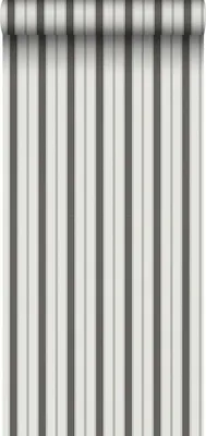 Immagine prodotto di Sanders & Sanders carta da parati strisce nero e grigio 53 cm x 10.05 m