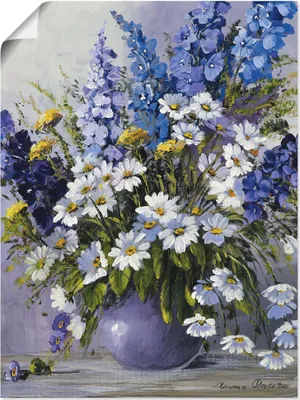 Produktbild von ARTland Poster Rittersporn Größe: 30x40 cm
