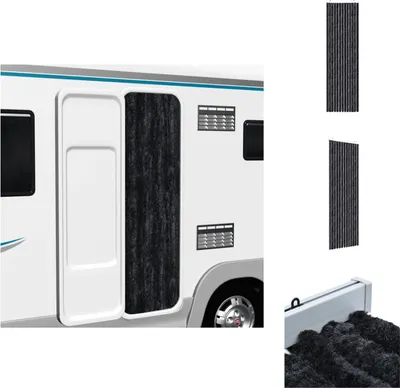 Immagine prodotto di vidaXL Tenda zanzariera antracite 56x200 cm ciniglia - zanzariera
