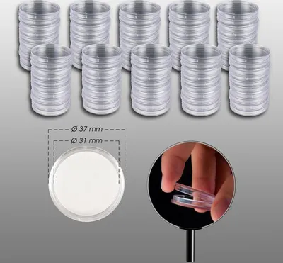Produktbild von Prophila Collection 100 Münzkapseln Innendurchmesser 31 mm