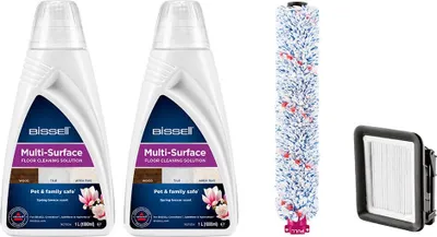 Produktbild von BISSELL MultiSurface Reinigungspaket 2x 1789L + Bürstenrolle + Filter