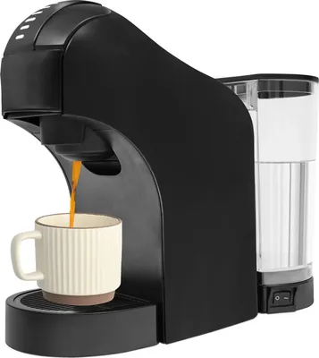 Zdjęcie produktu dla Ekspres do kawy, moc 1400 W, ekstrakcja 20 barów, czarny