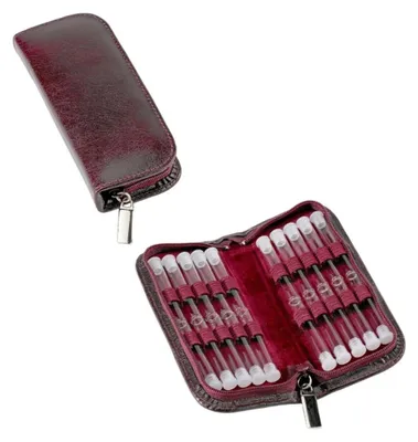 Produktbild von 20er Taschenapotheke leer Leder, viele Farben