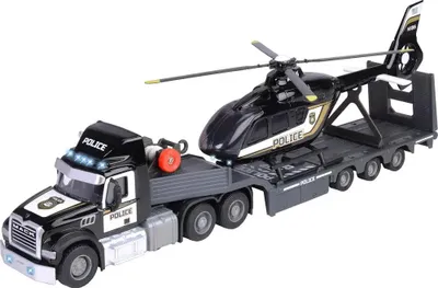 Produktbild von Majorette Mack Truck + Police Helicopter