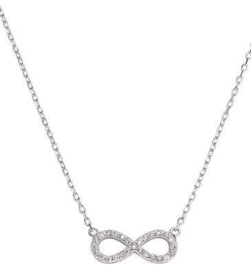 Immagine prodotto di AMEN CLINBBZ collana da donna infinity CUDDLES LUXURY argento 925 45 cm