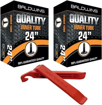 Productafbeelding van 2 Binnenbanden Fietsband 24 Inch - Geschikt voor 1.75 tot 2.125 met Schrader Ventiel