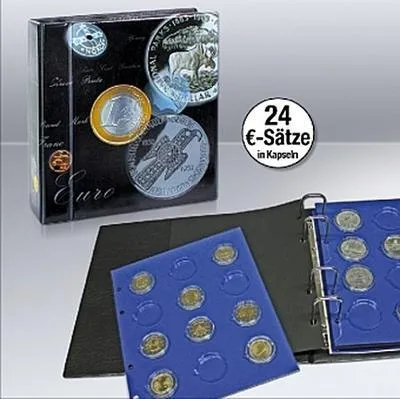 Produktbild von Euromünzen-Sammelalbum Topset, für alle Euromünzensätze 1 Cent bis 2 Euro