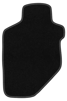 Productafbeelding van Velours bestuurdersmat voor Opel Frontera B 1998-2006 – zwart, op maat – Wielganizator BASIC