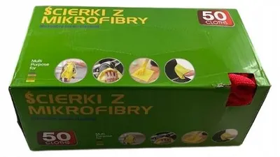 Produktbild von Angren Mikrofaser Reinigungstücher 50er Set Rot