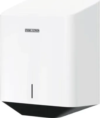 Zdjęcie produktu dla Elektryczna suszarka do rąk STIEBEL ELTRON, ULTRONIC Plus, sterylizator powietrza i filtr HEPA, z wtyczką, energooszczędna, tryb cichy, tworzywo sztuczne, 205632
