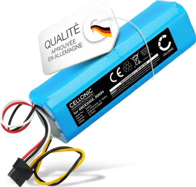 Image de CELLONIC 1x Batterie pour Aspirateur Compatible avec Cecotec Conga 4090, Conga 6090, Conga 4690, 80694 - (5200mAh, 14.4V)