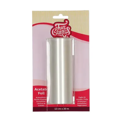 Produktbild von FunCakes Acetat-Rolle, Tortenrandfolie 20m x 12cm