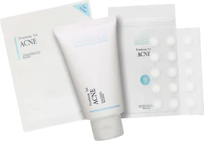 Obrázok produktu pre Pyunkang Yul ACNE SET (čistiaci prípravok na tvár 120 ml + super tenká náplasť na škvrny 1 diel + balenie masky na obväz 1 diel) - kosmetikos rinkinys spuoguotai odai