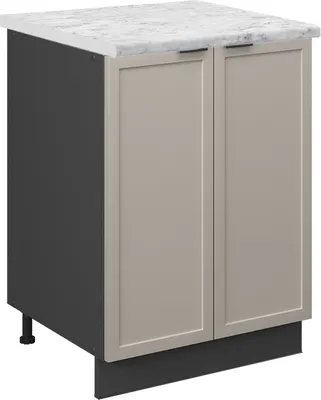 Imagen del producto de Mueble bajo de cocina Vicco Fame-Line GrisBeige 60 cm , ET Mármol, Model 50246
