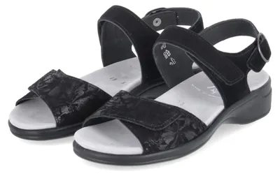 Productafbeelding van Semler Damen sandalen, zwart, suède, maat 38