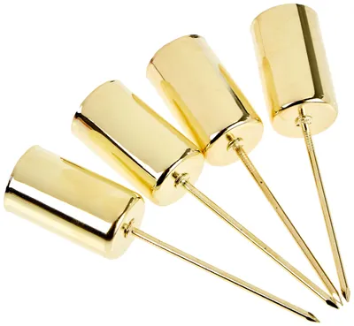 Produktbild von Riffelmacher Stabkerzenhalter, 2,3 x 11 cm, 4 Stück, Gold