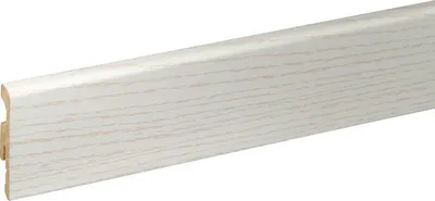 Produktbild von Sockelleiste Esche weiß 2400 x 58 x 10 mm
