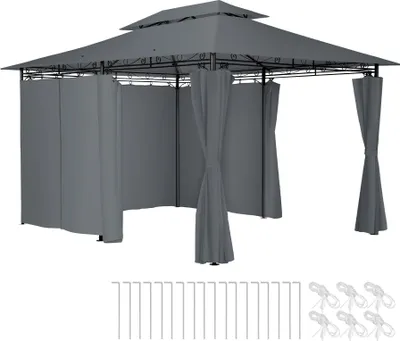 Produktbild von tectake® Gartenpavillon Emine 4 x 3 m