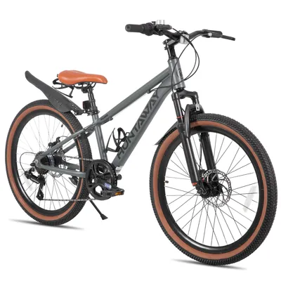Produktbild von Joystar 24 Zoll Kinder-MTB ab 8 J. Aluminium 7-Gang Federgabel Doppelscheibenbremsen Geländereifen