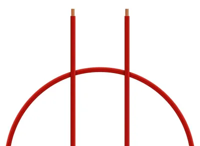 Productafbeelding van Siliconenkabel, 1,0 mm², 1 meter (rood)