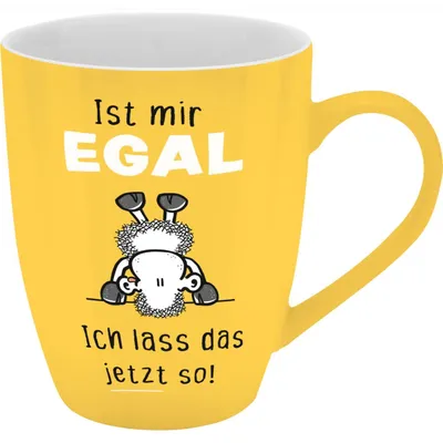 Produktbild von Tasse mit Motivdruck "Ist mir egal. Ich lass das jetzt so!", mit Banderole