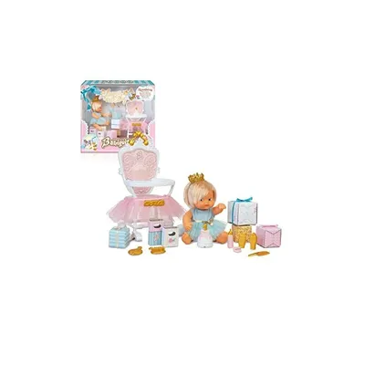 Obrázek produktu pro barriguitas, My First Birthday, panenka s houpací židličkou - od 3 let, Famosa (BFG03000) FAMOSA